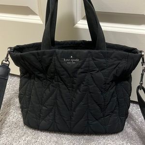 Kate spade quilted nylon purse